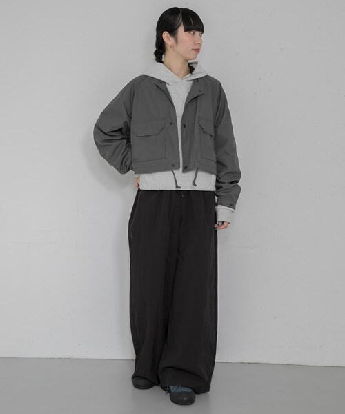 EKAL(エカル)の「THE NORTH FACE PURPLE LABEL 65/35 Field Cropped Jacket(ブルゾン・レディース・A GRAY/BROWN・S/M)」の8枚目の写真