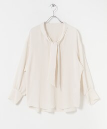 URBAN RESEARCH ROSSO WOMEN | ヴィンテージジョーゼットボータイブラウス(シャツ/ブラウス)