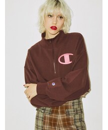 jouetie | 【Champion別注】ハーフZIPプルオーバー(スウェット)