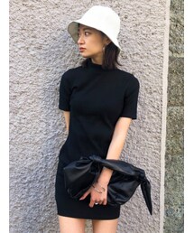 EMODA | ハイネックカットミニワンピース(ワンピース)