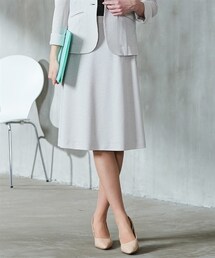 nissen | 【レディーススーツ】うすカルジャージーセットアップスーツ（上下別売）(スーツスカート)