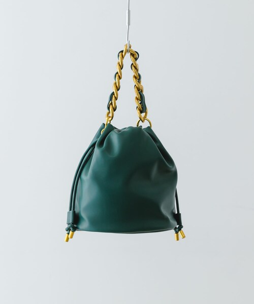 RODE SKO（ロデスコ）の「ビッグチェーンバッグ（ショルダーバッグ・レディース・MOCHA/BLACK/D.GREEN・one）」の3枚目の写真