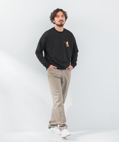 URBAN RESEARCH Sonny Label（アーバンリサーチサニーレーベル）の「OOPS×RYUAMBEコラボスウェット（スウェット・メンズ・サックス/ブラック/ミント・M/L/XL）」の10枚目の写真