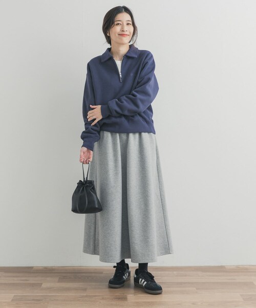 URBAN RESEARCH DOORS（アーバンリサーチドアーズ）の「カットギャザースカート（スカート・レディース・L.GRAY/MOCHA/CHARCOAL・Free）」の14枚目の写真