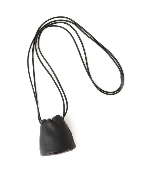 ADAM ET ROPE'(アダムエロペ)の「【PFT】Drawstrig Mini Pochette(ショルダーバッグ・レディース・ブラック/ブラウン・F)」の12枚目の写真