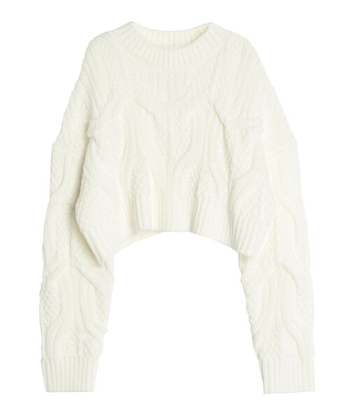 エレンディーク ELENDEEK 17SS カットソー ニット オープンショルダー F 白 ホワイト /TK レディース エレンディーク ELENDEEK 17SS カットソー ニット オープン