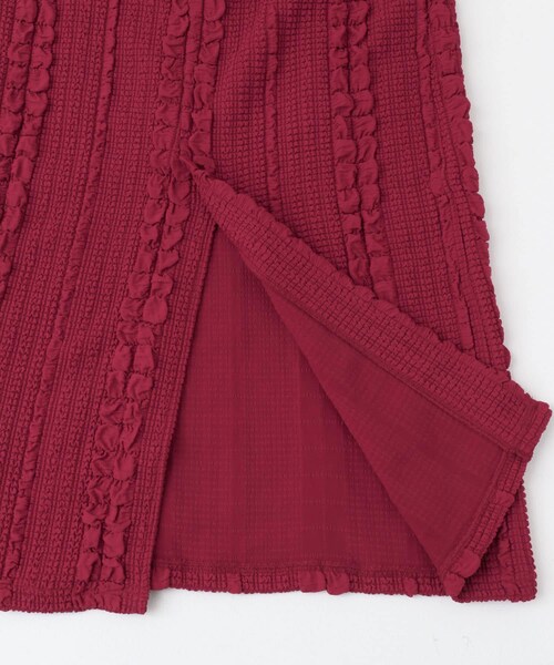 URBAN RESEARCH ROSSO（アーバンリサーチロッソ）の「ジャガードイージーストレートスカート（スカート・レディース・BLACK/RED・FREE）」の22枚目の写真