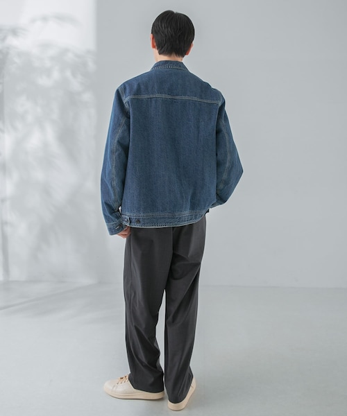 URBAN RESEARCH（アーバンリサーチ）の「new basic 10oz DENIM WORK JACKET（デニムジャケット・メンズ・INDIGO/BLACK・M/L）」の14枚目の写真