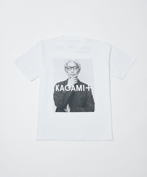 ADAM ET ROPE'(アダムエロペ)の「【KAGAMI+ Ryuichi Sakamoto × 10Culture / ADAM ET ROPE'】KAGAMI+ PHOTO TEE(Tシャツ/カットソー・レディース・ブラック/ブラック系/ホワイト/ホワイト系・L/M/XL)」の16枚目の写真