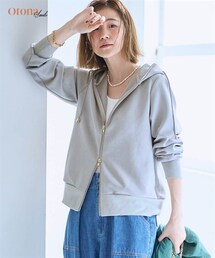 SMILE LAND | ＜大きいサイズ＞ダブルジップカットソーパーカー【OtonaSMILE】(パーカー)