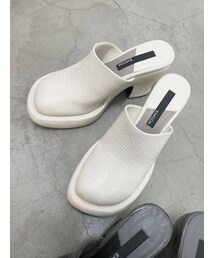 EMODA | ワイドラウンドサボ(パンプス)