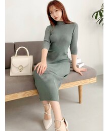 RESEXXY | リブニットワンピース(ワンピース)