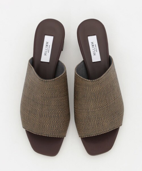 URBAN RESEARCH（アーバンリサーチ）の「『別注』 MILLIWM×URBAN RESEARCH　オープントゥミュール（サンダル・レディース・ブラウン/ナチュラル・36/37/38）」の12枚目の写真