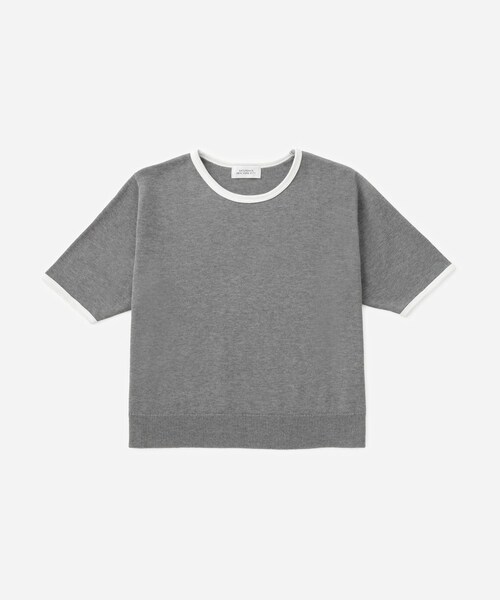 Saturdays NYC(サタデーズ ニューヨークシティ )の「Suzie Compact Knit SS Top | WOMEN(Tシャツ/カットソー・レディース・ブラック/グレー/グリーン・L/M/S)」の15枚目の写真