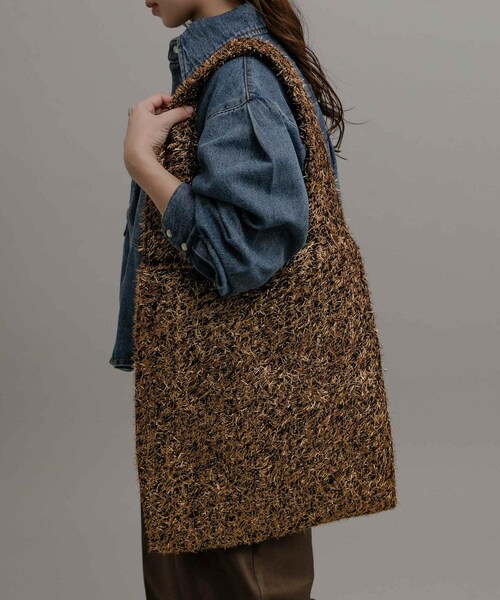 URBAN RESEARCH Sonny Label（アーバンリサーチサニーレーベル）の「CONTROL FREAK　Glitterトート（トートバッグ・レディース・シルバー/ゴールド・one）」の3枚目の写真