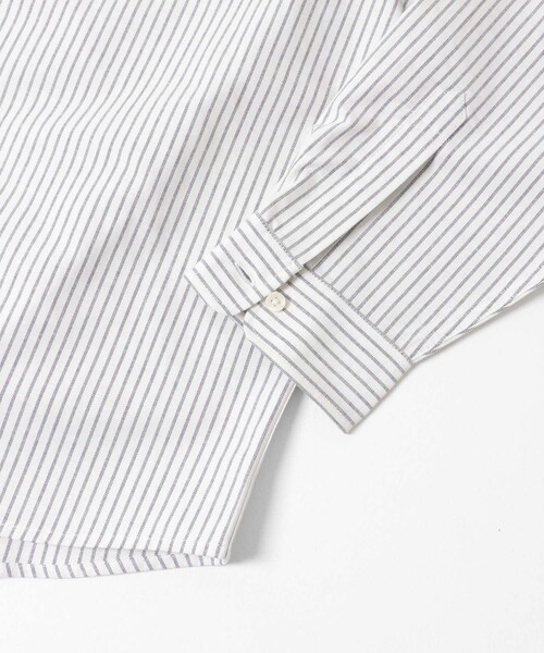 URBAN RESEARCH Sonny Label（アーバンリサーチサニーレーベル）の「抗菌オックスボタンダウンオーバーシャツ（シャツ/ブラウス・メンズ・オフ/サックス/オフストライプ・M/L/XL）」の14枚目の写真
