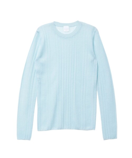 ELENDEEK（エレンディーク）の「SHEER RIB KT（ニット/セーター・レディース・オフホワイト/グレー/ブラック/ピンク/イエロー/アイスブルー/ネイビー/パープル/ラベンダー/ベージュ・F）」の11枚目の写真