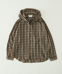 URBAN RESEARCH Sonny Label | チェックフーデッドシャツ(シャツ/ブラウス)
