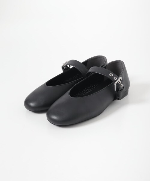 URBAN RESEARCH（アーバンリサーチ）の「レザーバレエシューズ（バレエシューズ・レディース・BLACK・23.5/24/24.5/25）」の9枚目の写真