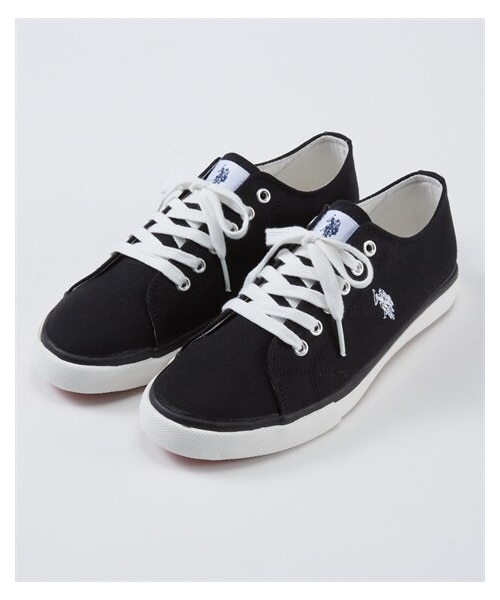 nissen（ニッセン）の「【ゆったり幅広】U.S. POLO ASSN.（ユーエスポロアッスン）ローカットスニーカー（ワイズ４E）（スニーカー・メンズ・黒/ホワイト・23.5cm/4E/24.0cm/4E/24.5cm/4E/25.0cm/4E/25.5cm/4E/26.0cm/4E）」の12枚目の写真