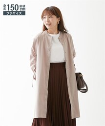 nissen | 小さいサイズ　ドロストスリーブチュニックシャツ　低身長さん・小柄女性(シャツ/ブラウス)