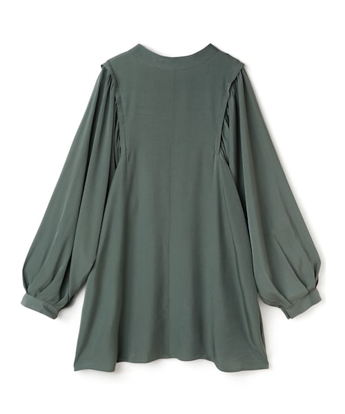 GRL（グレイル）の「前後2Wayブライトサテンチュニック（チュニック