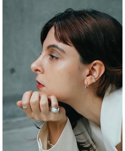 Scat（スキャット）の「"Duality" earcuff（イヤーカフ・レディース・シルバー・FREE）」の3枚目の写真