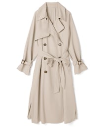 GRL（グレイル）の「リボンベルト付きベーシックトレンチコート