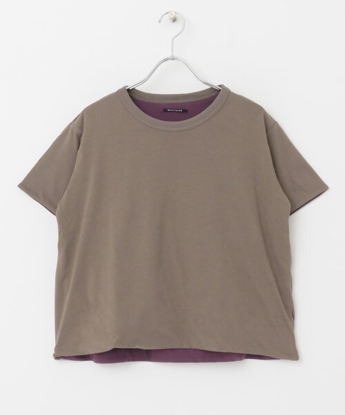 URBAN RESEARCH DOORS(アーバンリサーチドアーズ)の「mizuiro ind reversible t-shirts(Tシャツ/カットソー・レディース・blk×beige/brown×blk/gray×ppl・FREE)」の12枚目の写真