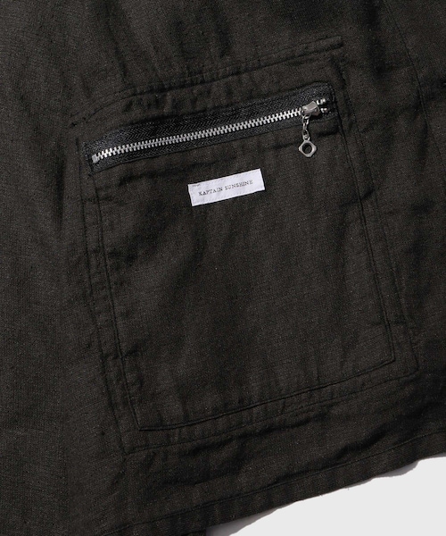 ADAM ET ROPE'(アダムエロペ)の「【KAPTAIN SUNSHINE/キャプテンサンシャイン】Safari Shirt Jacket(その他アウター・メンズ・ブラック/キナリ・2/3/4)」の14枚目の写真