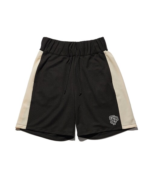 ADAM ET ROPE'（アダムエロペ）の「《別注》【SPALDING/スポルディング】BASKETBALL SHORTS / UNISEX（その他パンツ・メンズ・ブラック/チャコール/ブルー・L/M/S）」の3枚目の写真