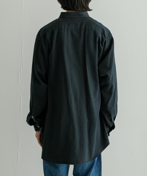URBAN RESEARCH（アーバンリサーチ）の「new basic デニムオーバーダイシャツ（シャツ/ブラウス・メンズ・BLACK・M/L/XL）」の9枚目の写真