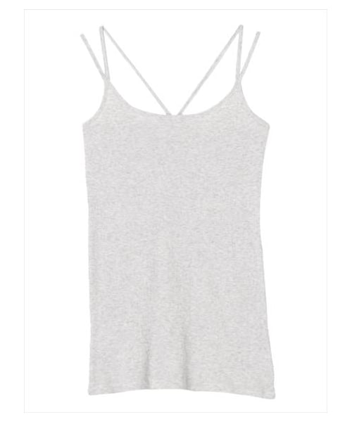 Ungrid（アングリッド）の「BASIC キャミ（キャミソール・レディース・ライトグレー/オフホワイト/ネイビー/チャコールグレー・F）」の2枚目の写真