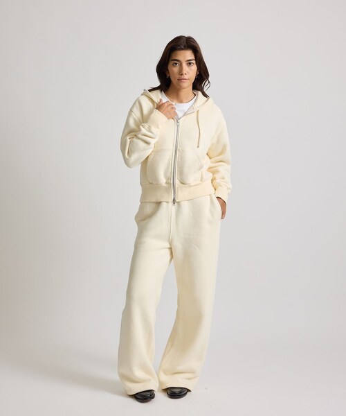 Saturdays NYC(サタデーズ ニューヨークシティ )の「Fulton Long Loop Sweatpants | WOMEN(その他パンツ・レディース・オフホワイト/ネイビー・L/M/S)」の21枚目の写真