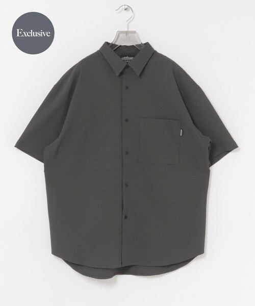 URBAN RESEARCH（アーバンリサーチ）の「『吸水速乾/UVカット』『別注』THOUSAND MILE×URBAN RESEARCH　WASHER CODE SHIRTS（シャツ/ブラウス・メンズ・BLACK/CHARCOAL/NAVY ST・S/M/L）」の22枚目の写真