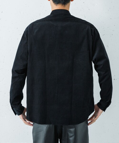 URBAN RESEARCH（アーバンリサーチ）の「PORTER CLASSIC　R-UP ORGANIC CRDRY SHIRT（シャツ/ブラウス・メンズ・BLACK・L/XL/XXL）」の4枚目の写真