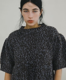 LAATO | mix yarn frill knit(ニット/セーター)