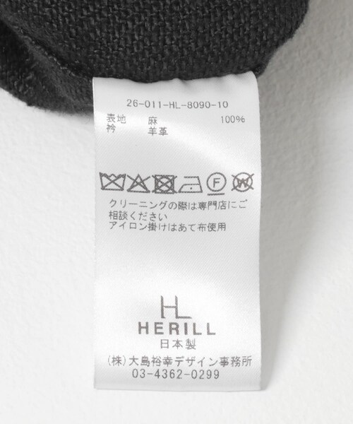 URBAN RESEARCH(アーバンリサーチ)の「HERILL Linen Duffel Jacket(ブルゾン・メンズ・Black/Natural・2/3)」の9枚目の写真