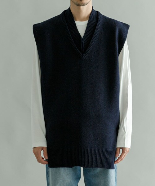 URBAN RESEARCH(アーバンリサーチ)の「Maison Margiela STOLE(ベスト・メンズ・695F D.grn/511F NAVY・S)」の8枚目の写真