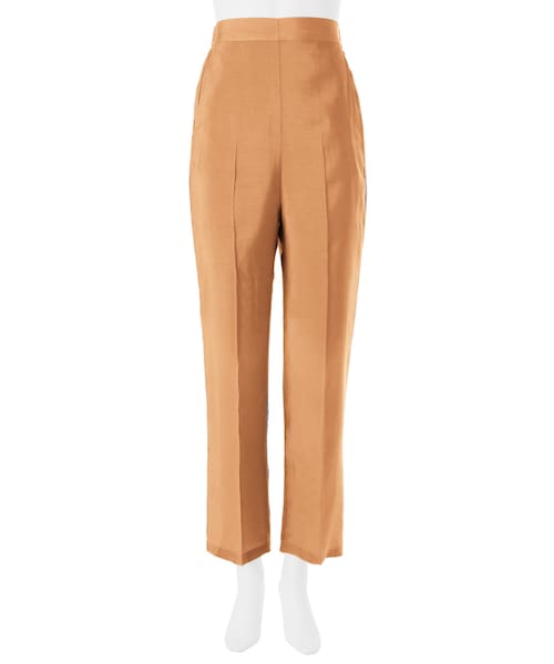 GRL（グレイル）の「シアーセンタープレスパンツ（その他パンツ・レディース・ブラウン/ラベンダー/オレンジ・S）」の3枚目の写真