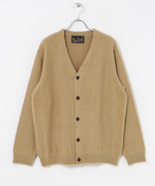 URBAN RESEARCH(アーバンリサーチ)の「『別注』ROUTINE×URBAN RESEARCH 起毛カーディガン(カーディガン/ボレロ・レディース・RED/D NAVY/L GRAY/L BLUE/BEIGE・FREE)」の21枚目の写真