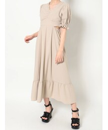 EATME | Vネックカットアウトロングワンピース(ワンピース)