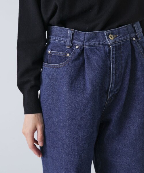 かぐれ（カグレ）の「UNDECORATED　ELASTIC BAND DENIM PANTS（デニムパンツ・レディース・INDIGO・0/1）」の13枚目の写真