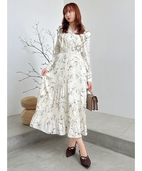 dazzlin（ダズリン）の「【WEB限定カラーあり】ダブルフリルフラワー 