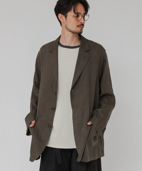 URBAN RESEARCH(アーバンリサーチ)の「『別注』CHEMISE D'ADAM×URBAN RESEARCH SHIRTS JACKET SINGLE(テーラードジャケット・メンズ・BLACK/BLUE/BROWN・38/40/42)」の13枚目の写真