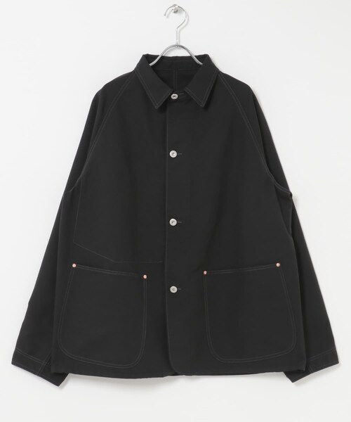 URBAN RESEARCH DOORS(アーバンリサーチドアーズ)の「FORK&SPOON PEダックカバーオール(カバーオール・メンズ・INK BLACK/BROWN・4/5)」の9枚目の写真