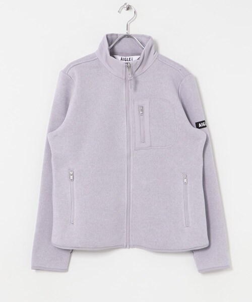 THE GOODLAND MARKET（ザグッドランドマーケット）の「AIGLE　ポーラテック フリースジャケット T-KIT（テーラードジャケット・レディース・G.LILAS/NOIR・36/38/40）」の19枚目の写真