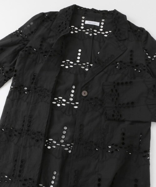 URBAN RESEARCH Sonny Label（アーバンリサーチサニーレーベル）の「コットンレースジャケット（テーラードジャケット・レディース・ブラック/オフ・FREE）」の22枚目の写真