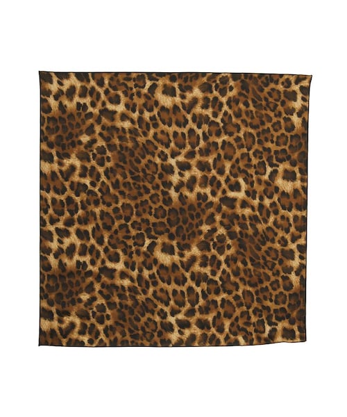 EVRIS（エヴリス）の「シルキータッチスクエアスカーフ（マフラー・レディース・ブラック/ミックス・F）」の2枚目の写真