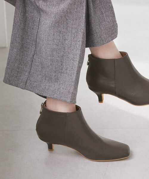 ROPE' PICNIC（ロペピクニック）の「ラインリフトショートブーツ（ブーツ・レディース・ブラック/グレー/ワイン系・23.0/23.5/24.0/24.5）」の11枚目の写真